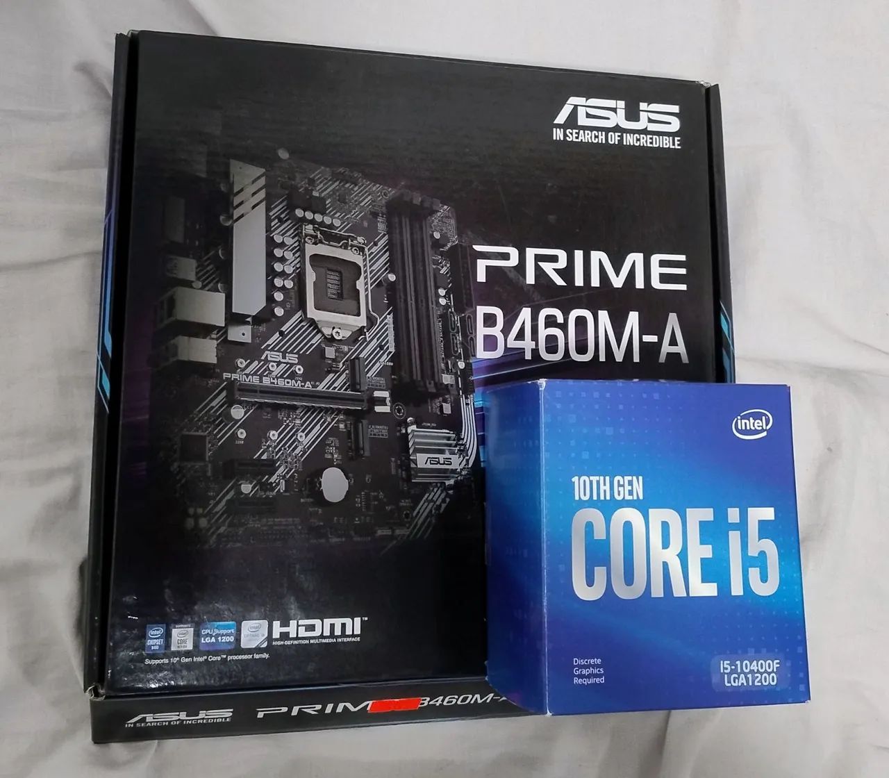 CPU PRIME-B460M-AJ,intel core i5 10400 ASUS Prime B460M-A LGA 1200