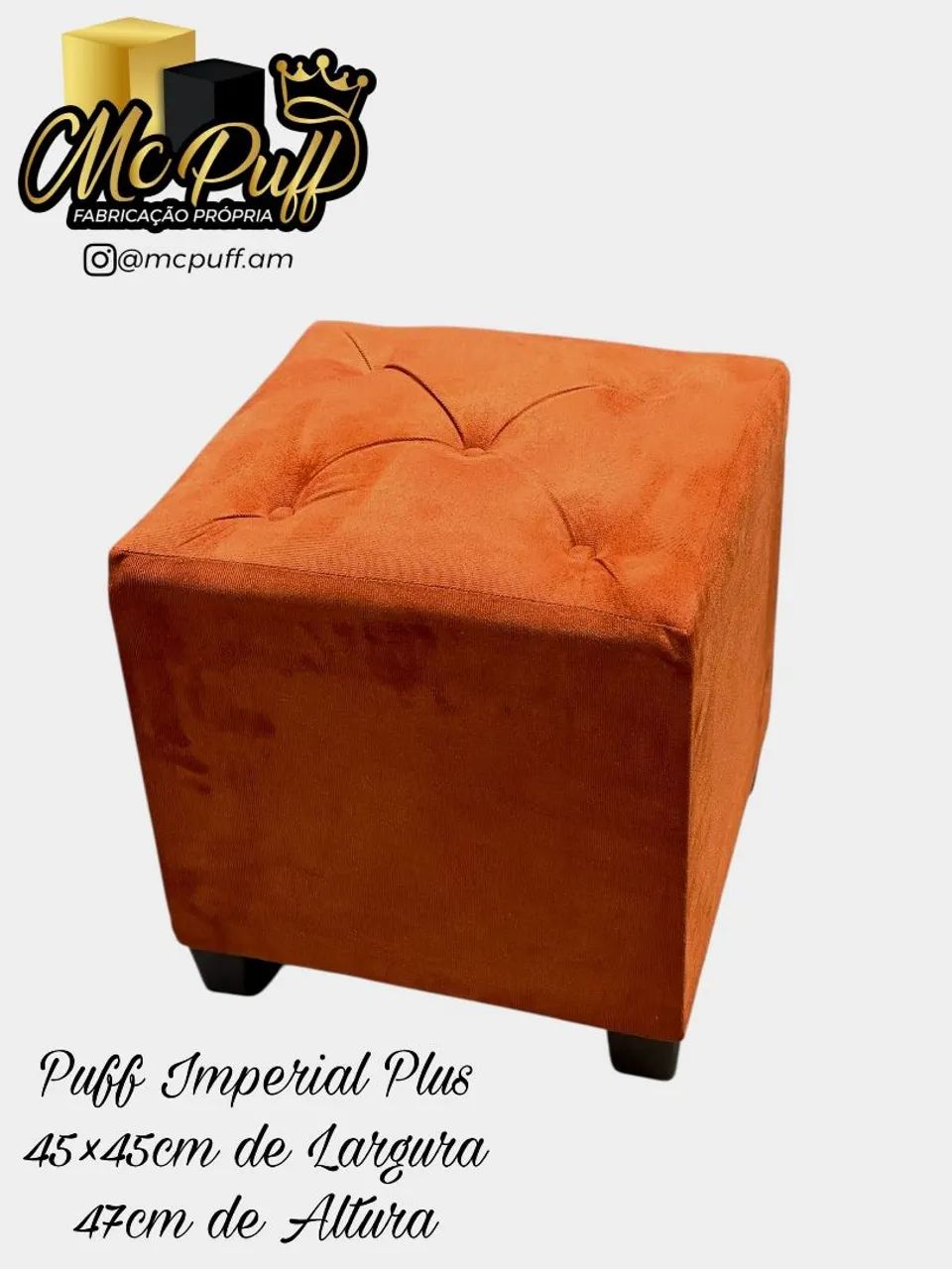 Puff Imperial Plus - Conforto e Estilo para sua Sala