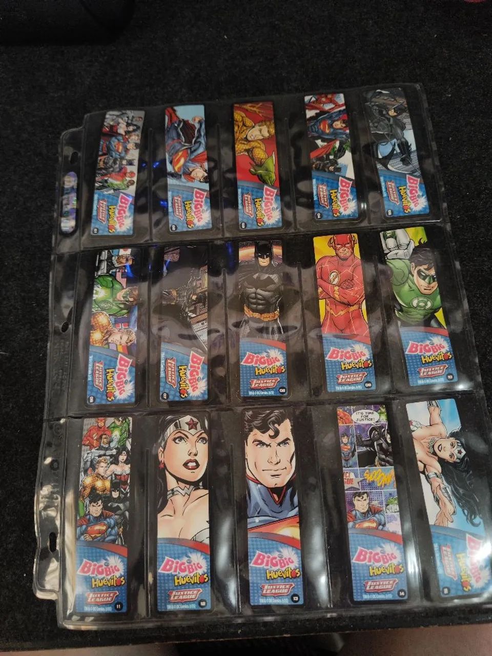 Coleção huevitos liga da justiça 1 completa 