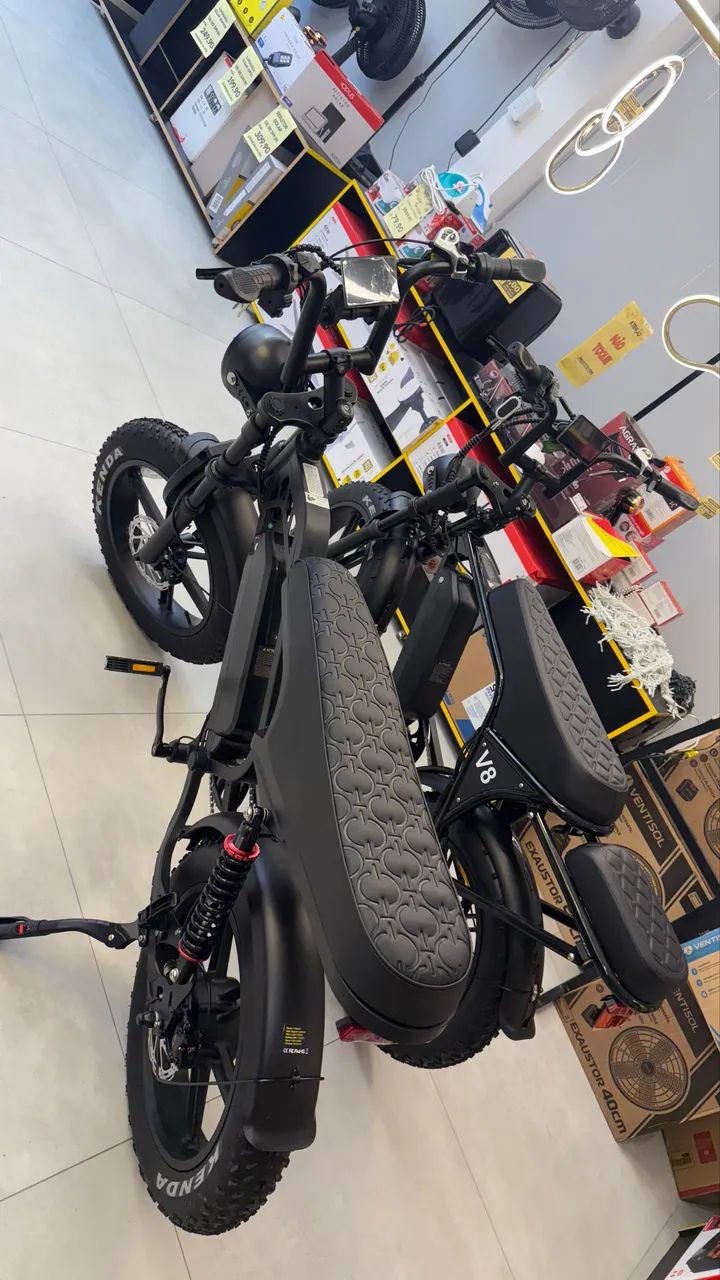 Bicicleta elétrica V8  - Foto 2