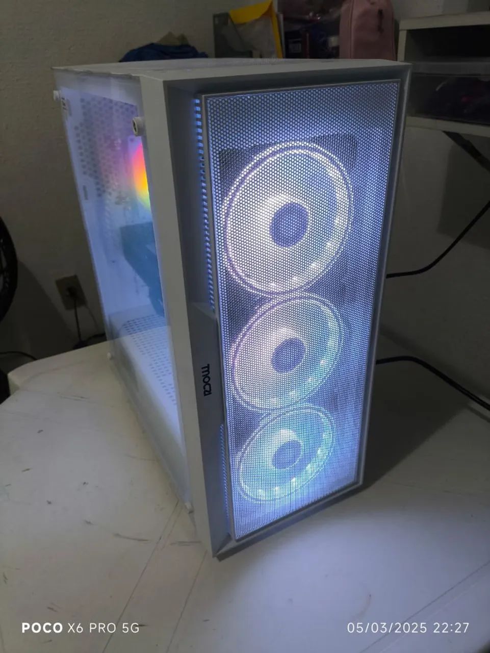 PC Gamer Ryzen 5 + 8gb placa vídeo RX 580 + 512 GB SSD + 32gb + 15 mil jogos retrô novo! - Foto 5