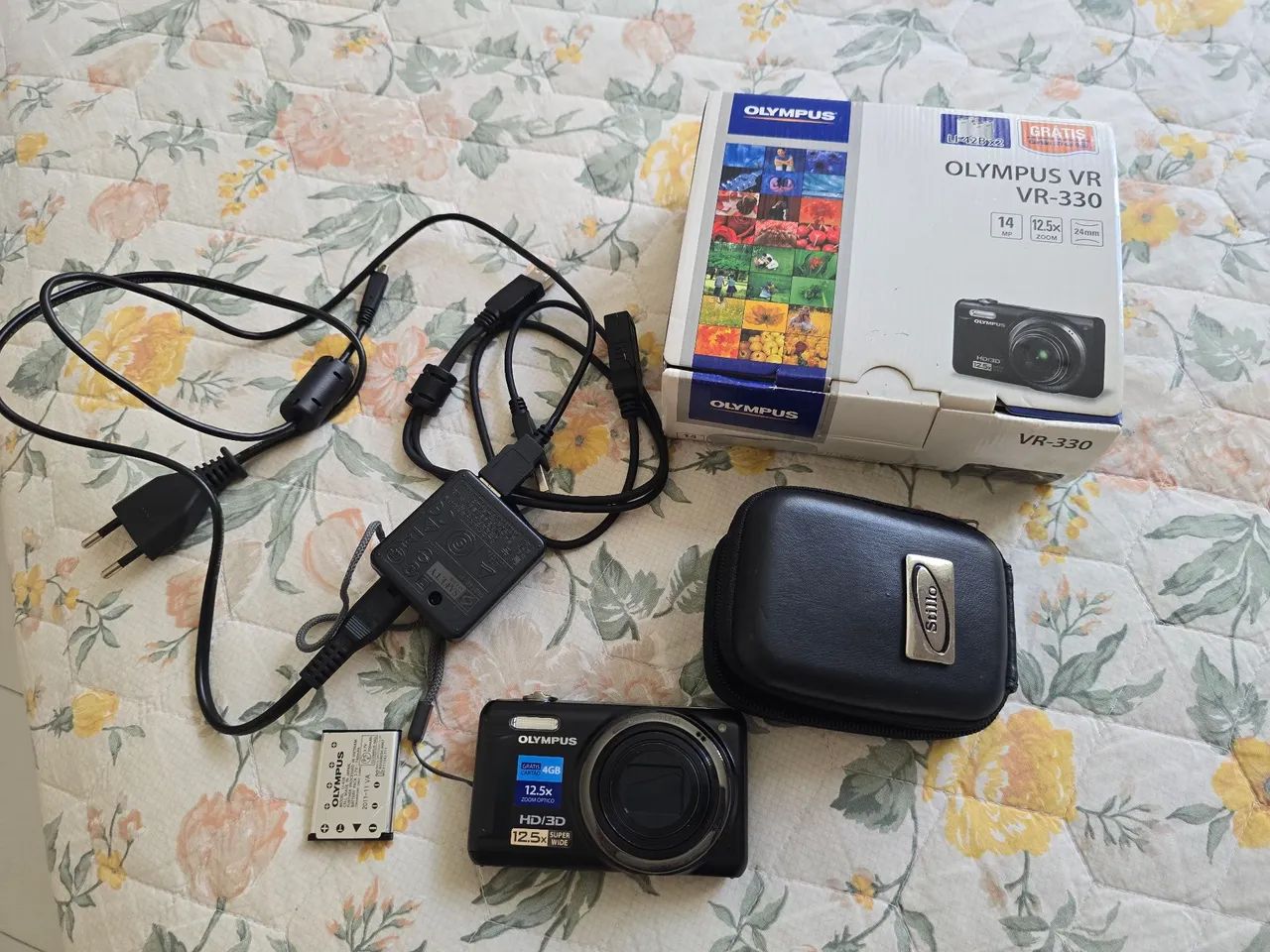 Câmera Olympus com acessórios - Foto 4