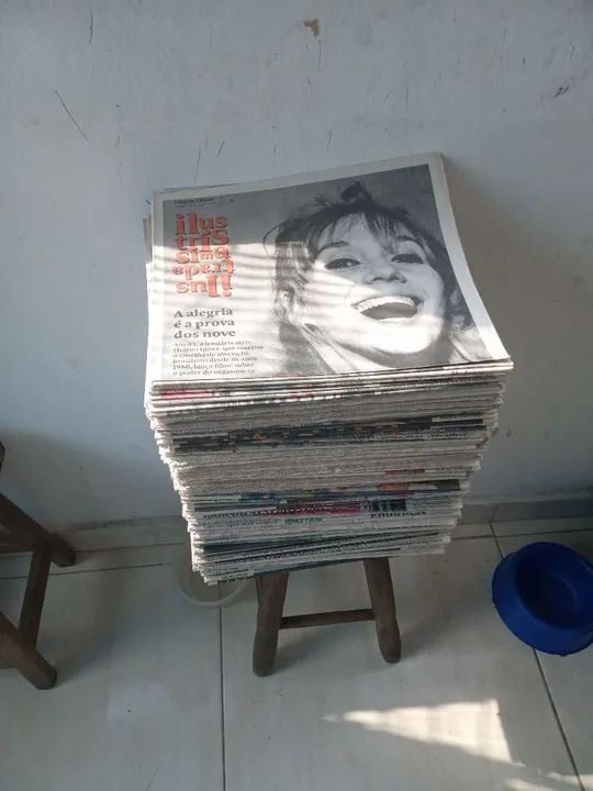 Jornais usados limpos 10 kg - Foto 5