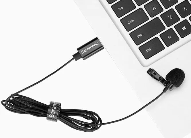 Microfone Saramonic com conector USB-A para computadores com cabo de 6m SR-ULM10L - Foto 2