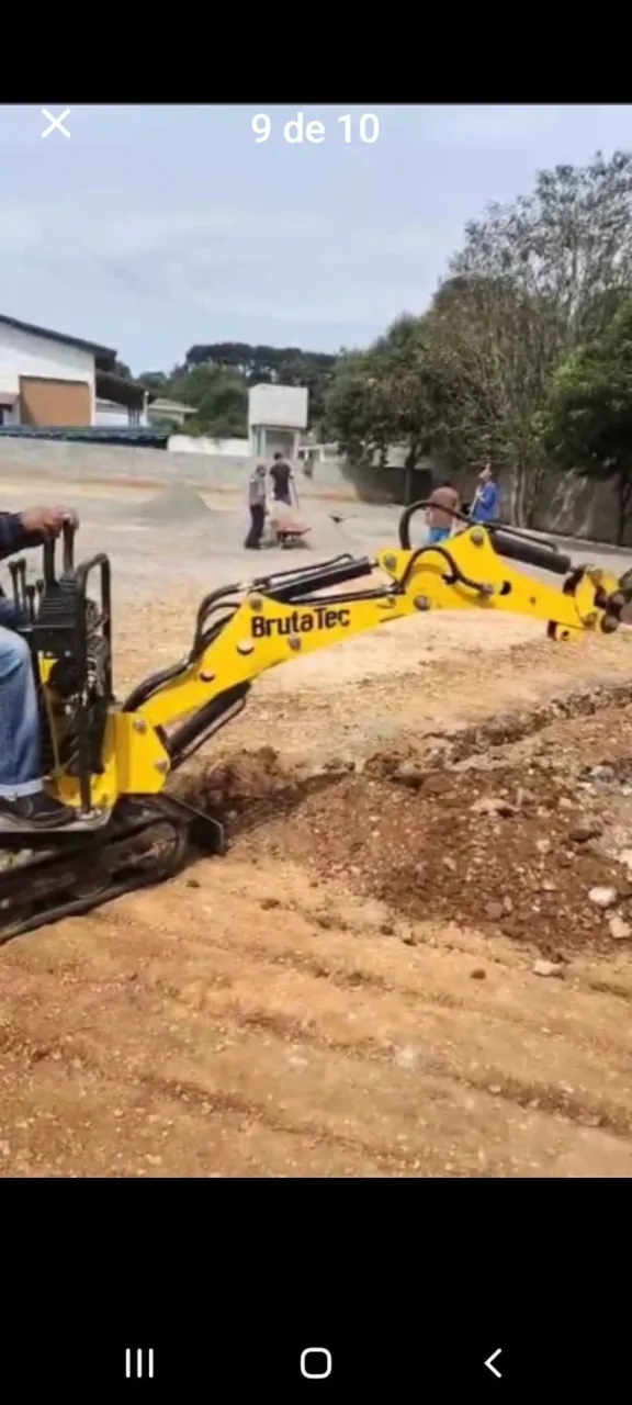 Alugo Mini escavadeira hidráulica
