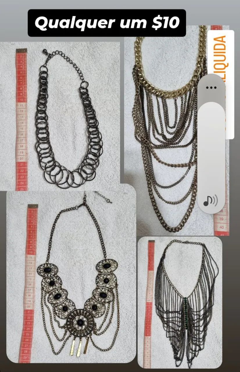 Colares e Bijuterias por apenas $20 - Foto 4