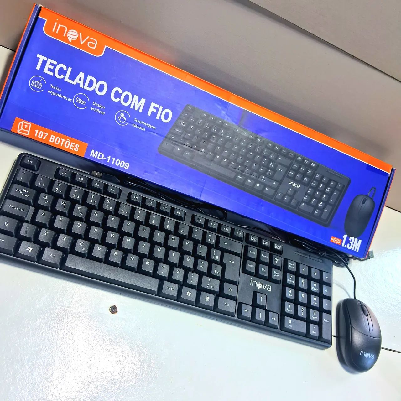 Kit Teclado e Mouse Inova - Novo - Foto 3