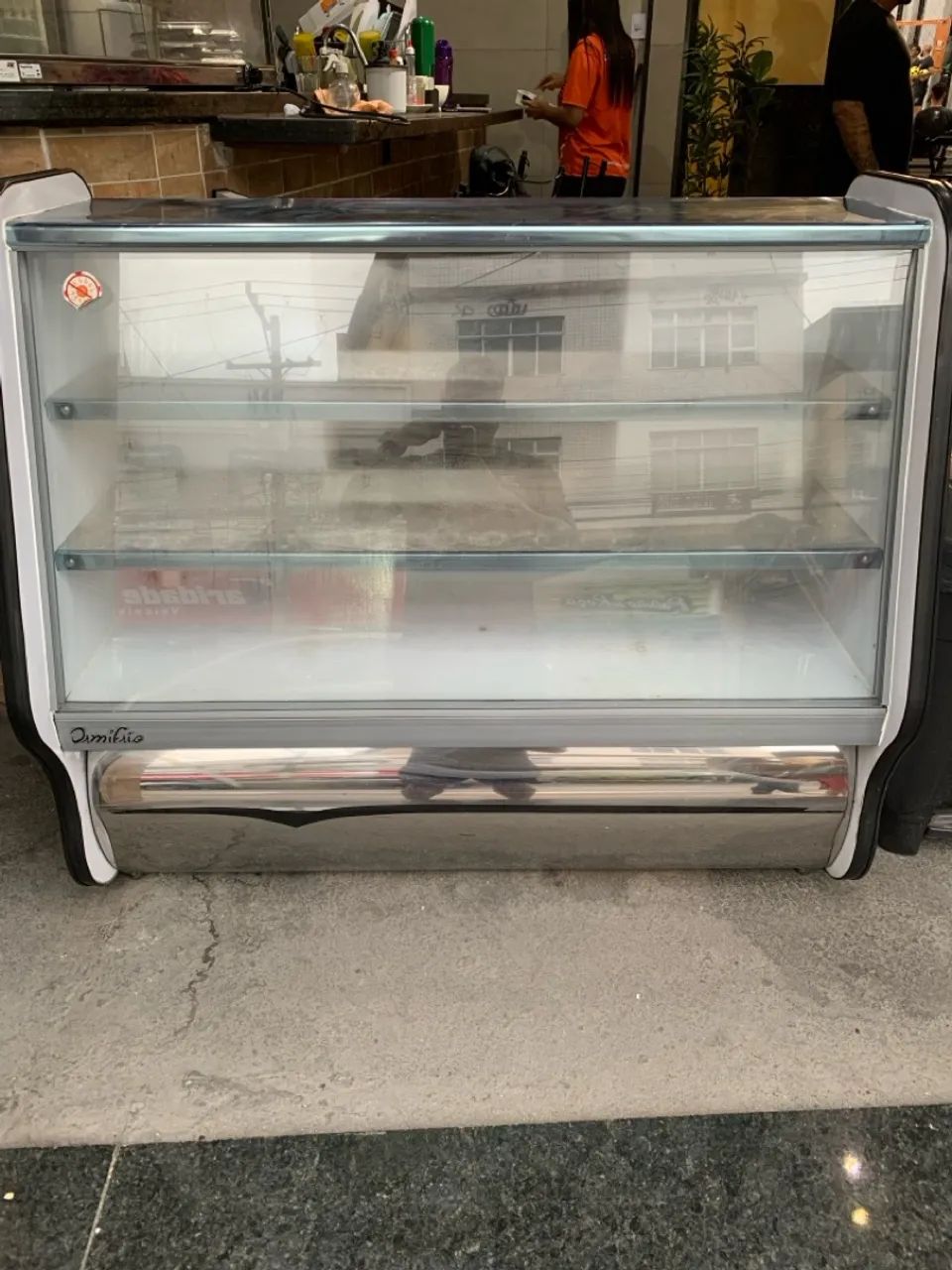 Balcão Refrigerado Toop 120cm 2 Placas Fria Vitrine Expositor 110v - Foto 4