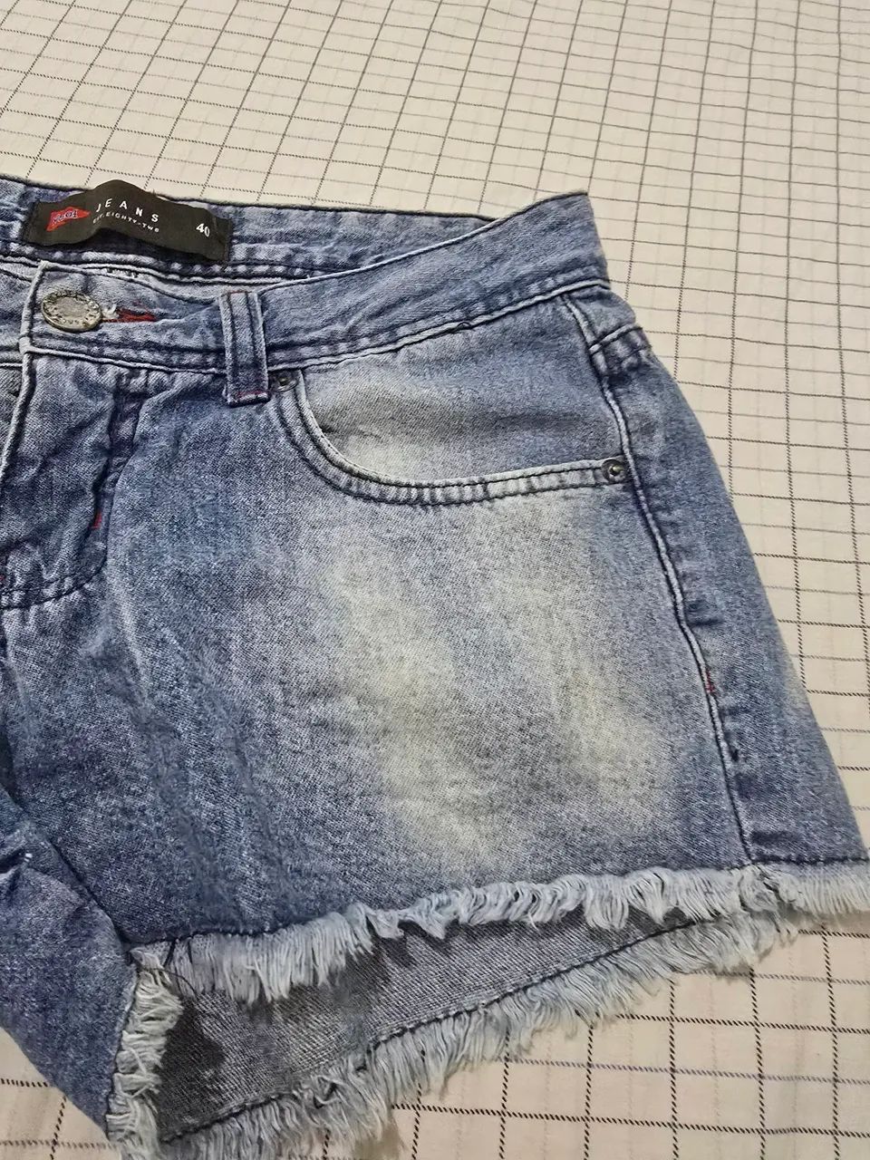 Short Jeans Feminino-USADO  - Foto 4