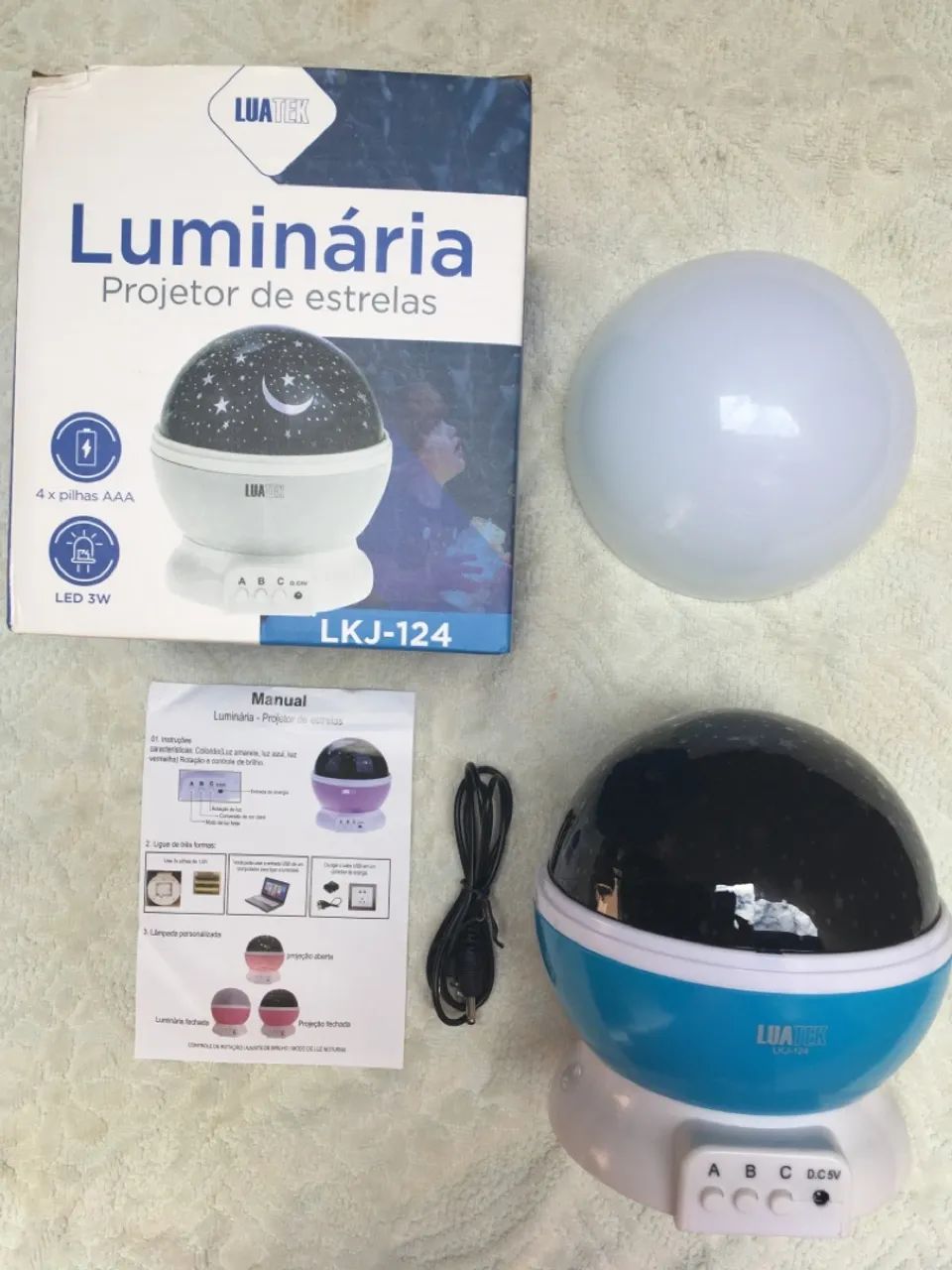 Projetor de Estrelas - Luminária Infantil