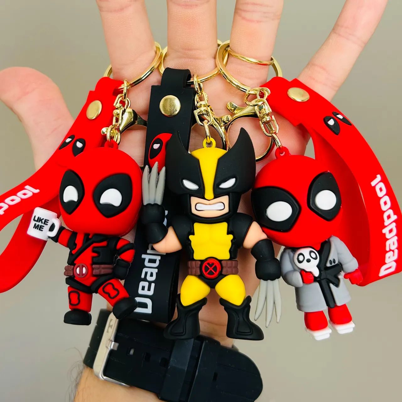 Chaveiros Deadpool e Wolverine - Foto 2