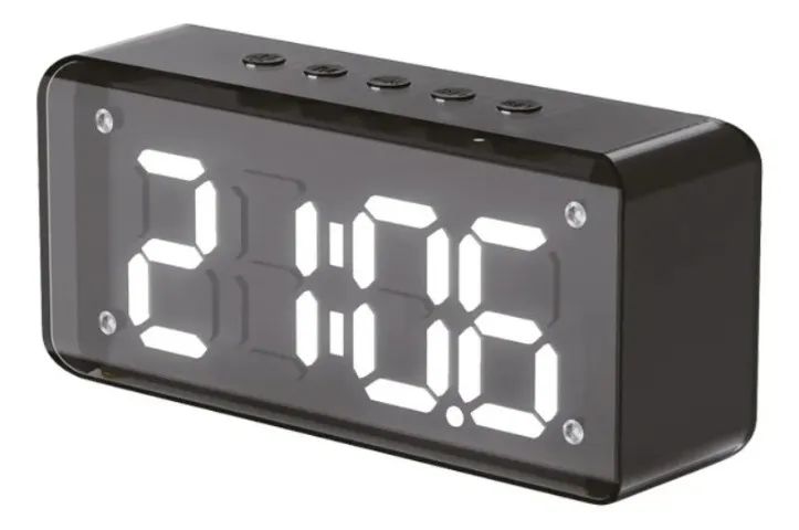 Relogio de Mesa Com Caixa De Som Bluetooth Grasep 8W Micro SD D-G120 Novo Loja Coimbra