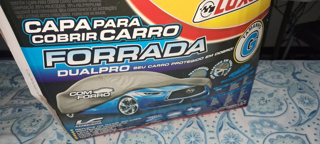 Capa para Carro Forrada Dualpro G LuxCar