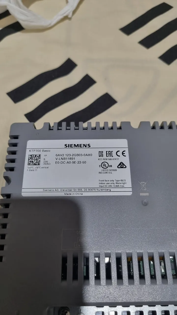IHM Siemens KTP700 Basic