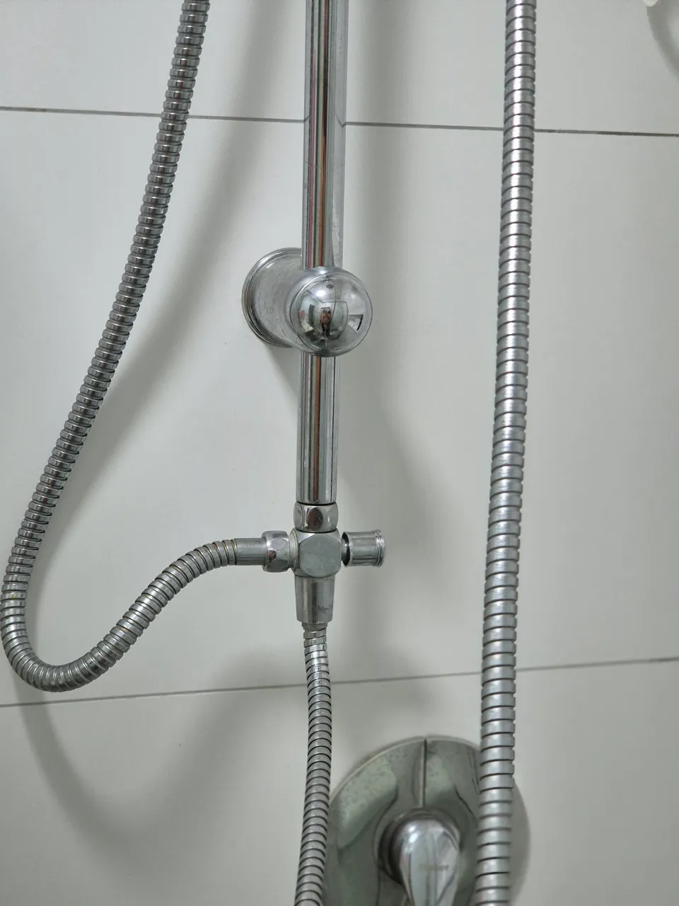 Chuveiro/Ducha inox com chuveirinho