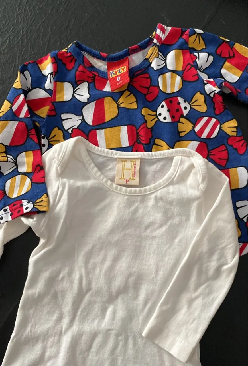 2 camisetas manga longa