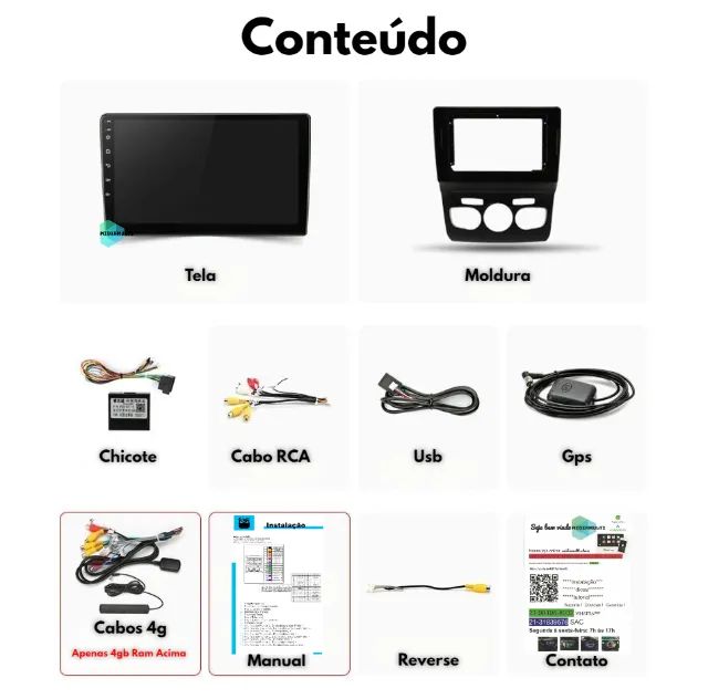 Multimídia Citroen C4 Lounge 2014-2018 1+16gb - Foto 5