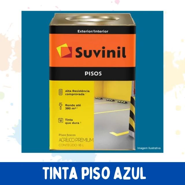 Tinta Piso Suvinil Azul