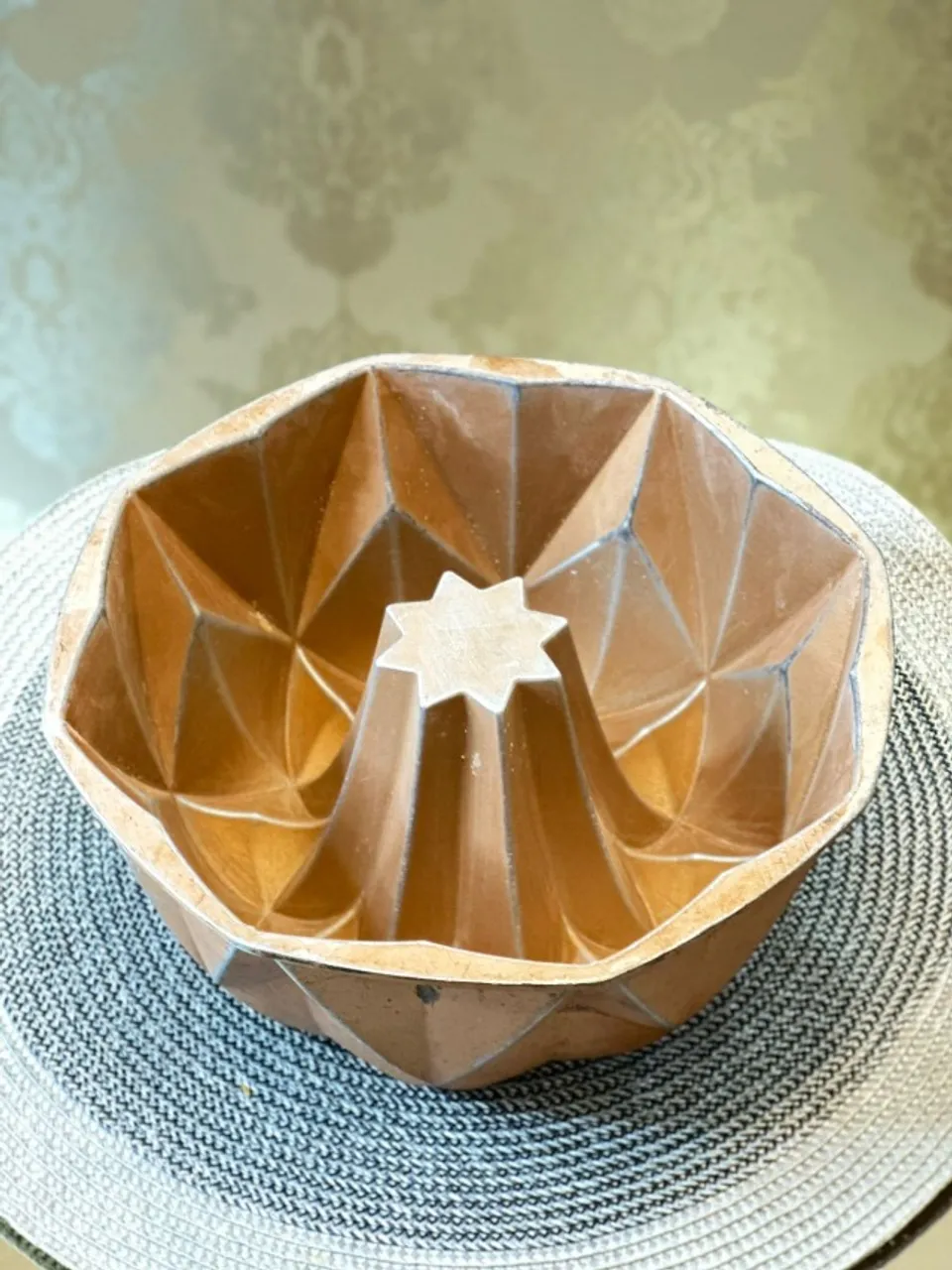 Forma de bolo aluminio fundido
