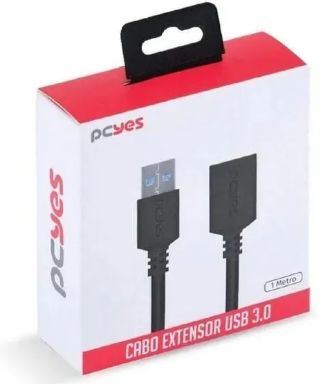 Cabo Extensor Usb A 3.0 M P/ F 2M - Puamf3-2 - Loja Coimbra Computadores Entregamos