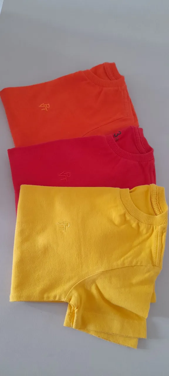 Combo três camisas básicas da Pivete