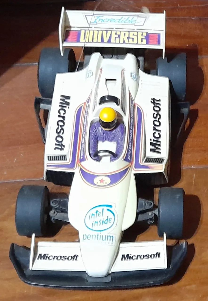 Carrinho da Fórmula 1 - vintage Suncon, modelo Formula 1 Microsoft Intel Pentium  - Foto 5