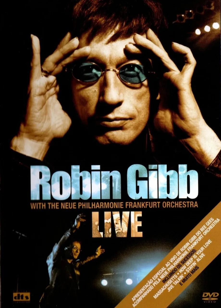 Dvd Robin Gibb - With Philharmonie Frankfurt Orchestra Live