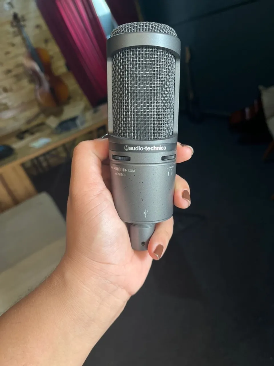 Microfone Audio-Technica AT2020 USB