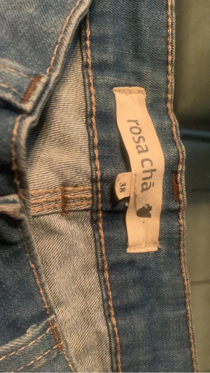 Calça jeans ( Rosa chá) vendo ou troco 