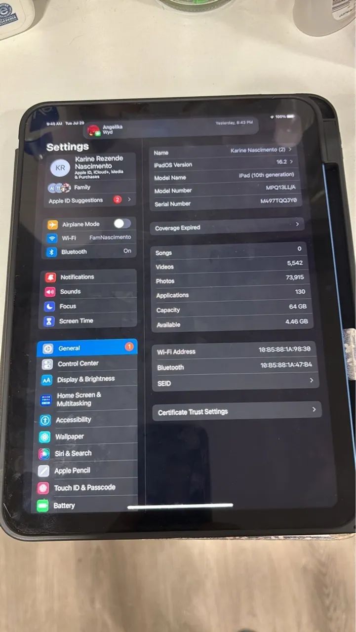 iPad 10th Generation - 64GB