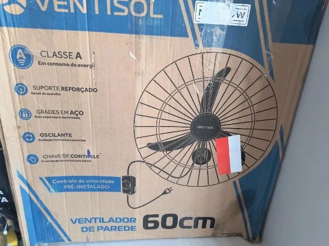 Ventilador Ventisol Parede 60cm 127v