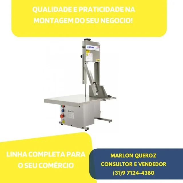 Serra Fita Beccaro para Carnes Inox Nova