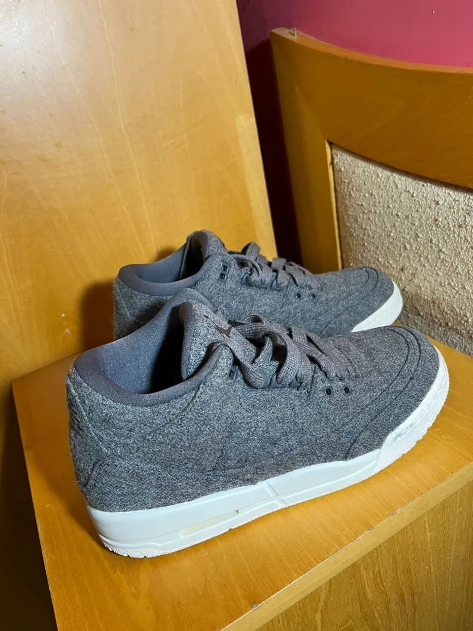 Nike Air Jordan 3 Retro wool cinza 38