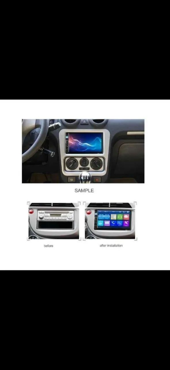 Multimídia de 7 polegadas com câmera de ré  - Foto 5