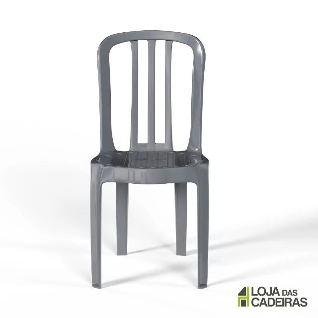 Cadeira de Plástico Reforçada - Suporta até 182 kg - Cadeira Bistrô Tedras - Foto 5