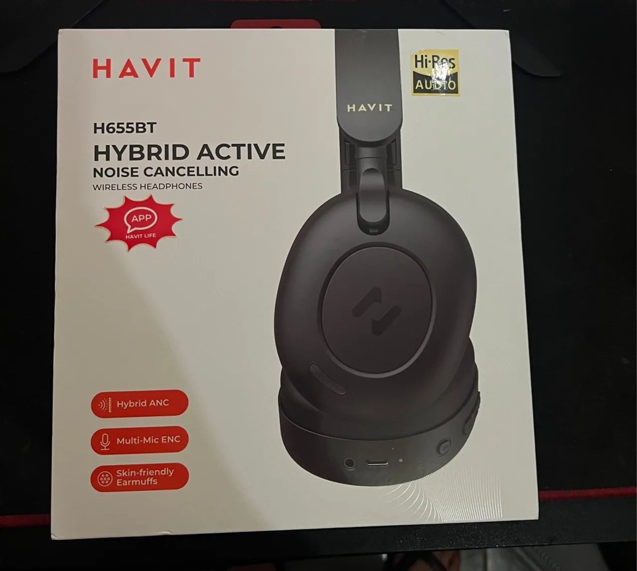 Headphone Havit H655BT. NOVO!