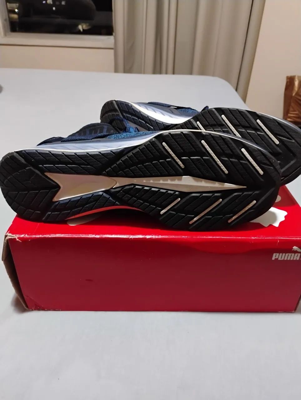 Tênis Puma Ignite EvoKnit Fade - Cabernet-Wine Oatmeal - Foto 5