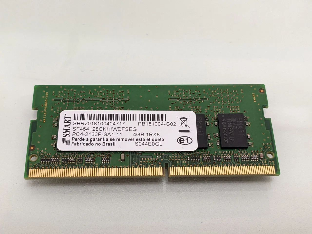Memória Notebook DDR4 4GB 2133Mhz