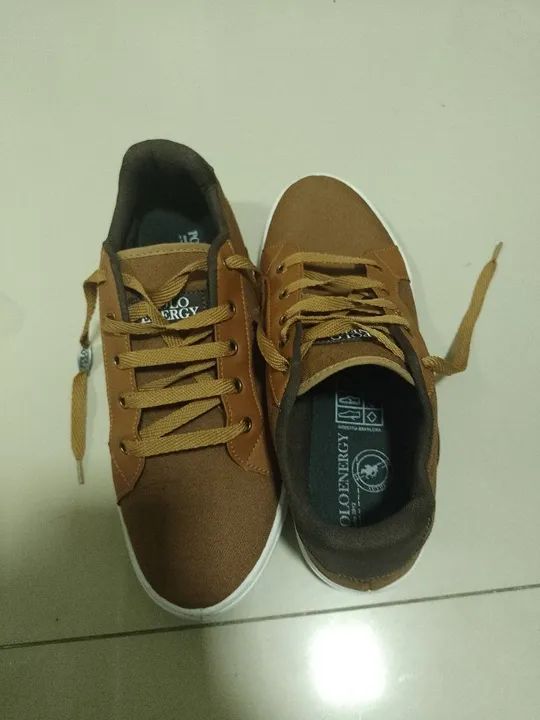 Sapato polo marrom