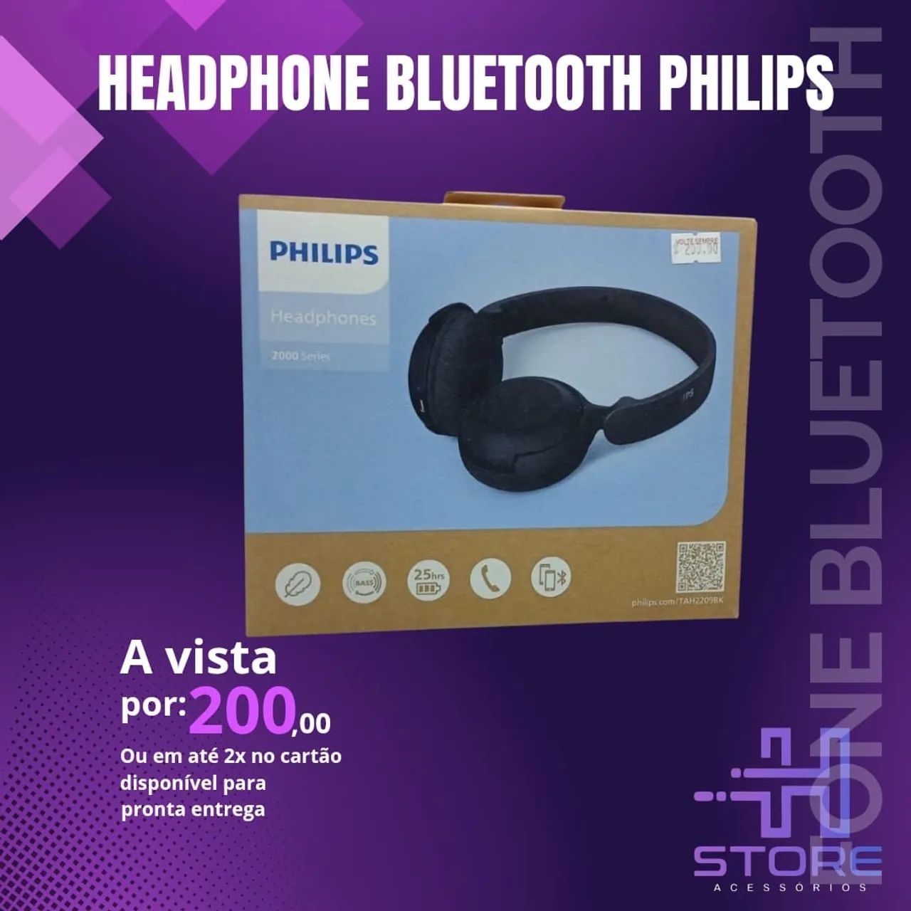 Headphone Bluetooth Philips