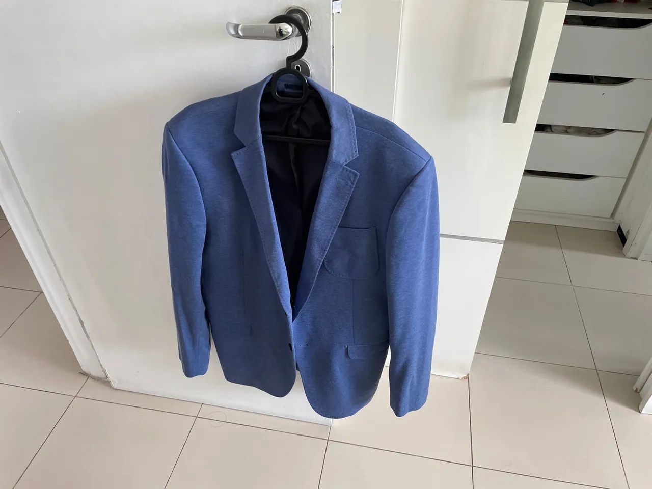 Blazer VR masculino azul claro tam 52