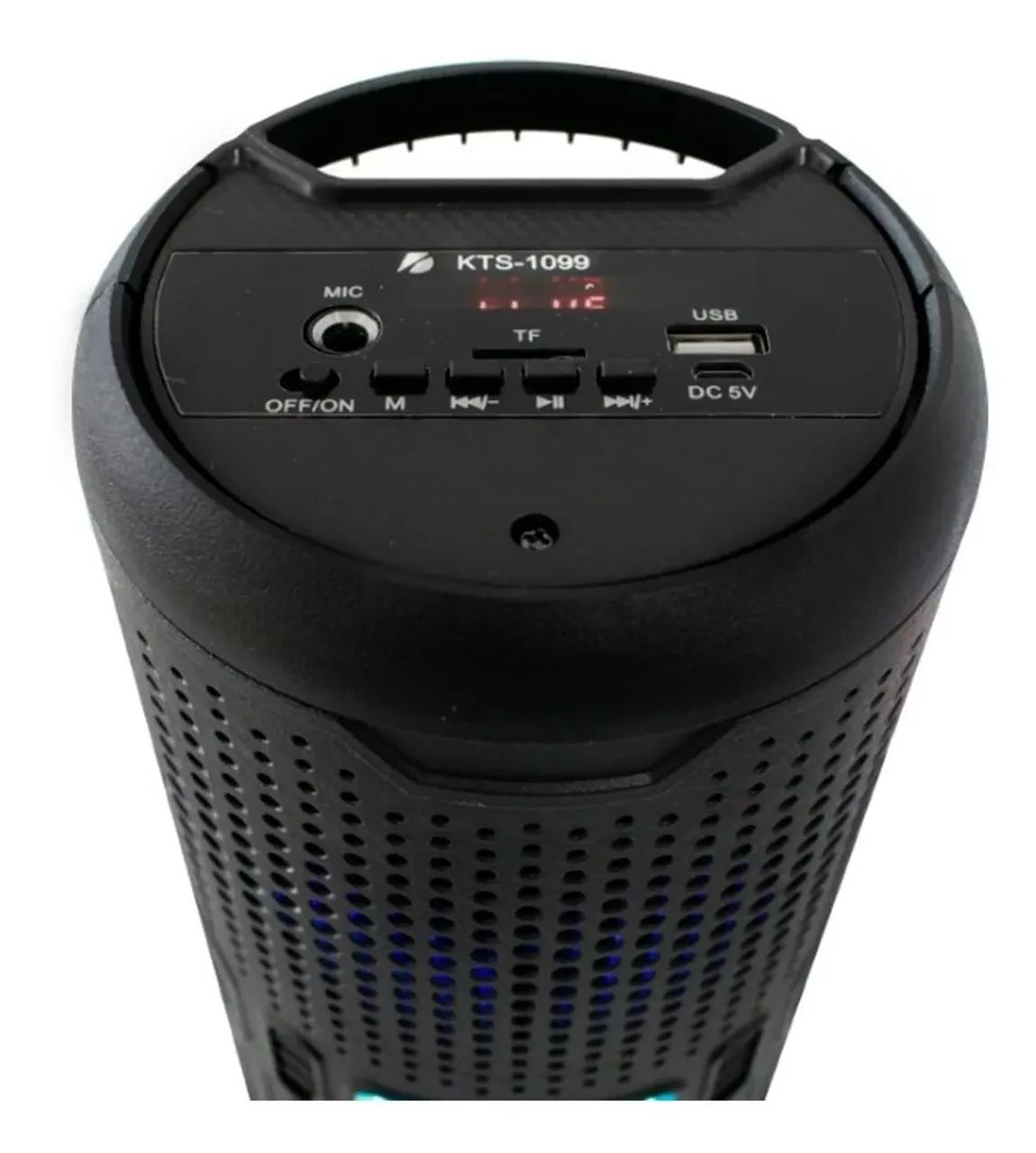 Caixa De Som Xbass Com Led Bluetooth Entrada Para Microfone<br> - Foto 4