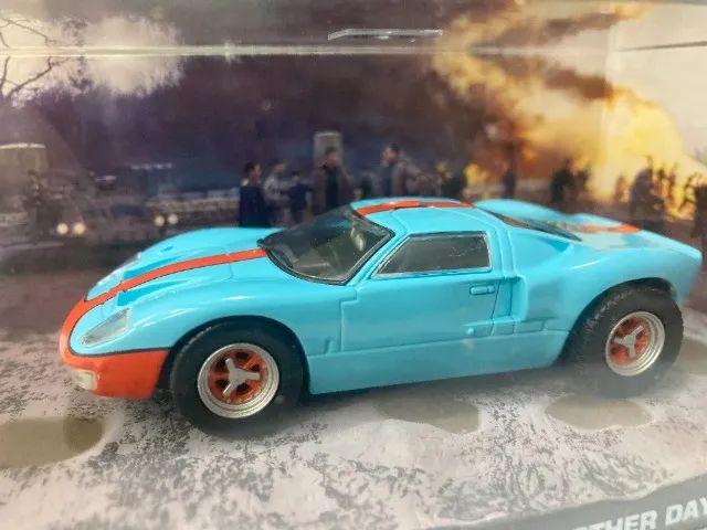 Miniatura Ford Gt40 Die James Bond 007 "sem fascículo"
