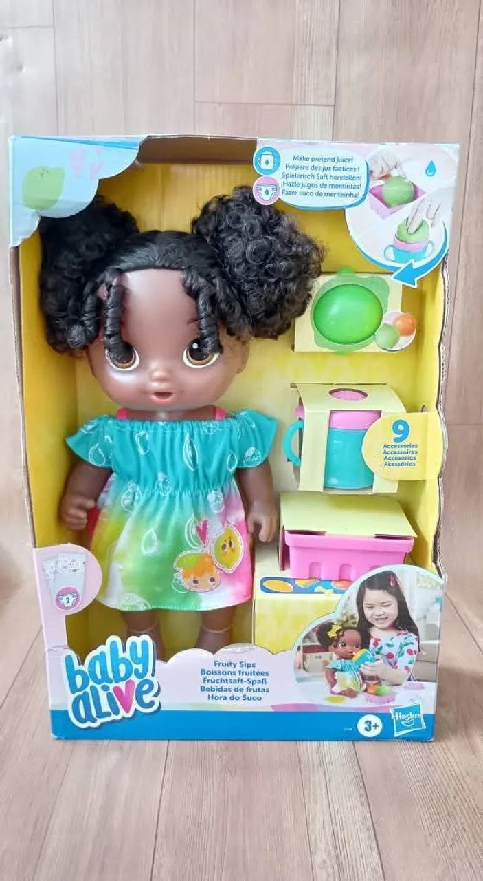 Lote com 7 Baby Alive