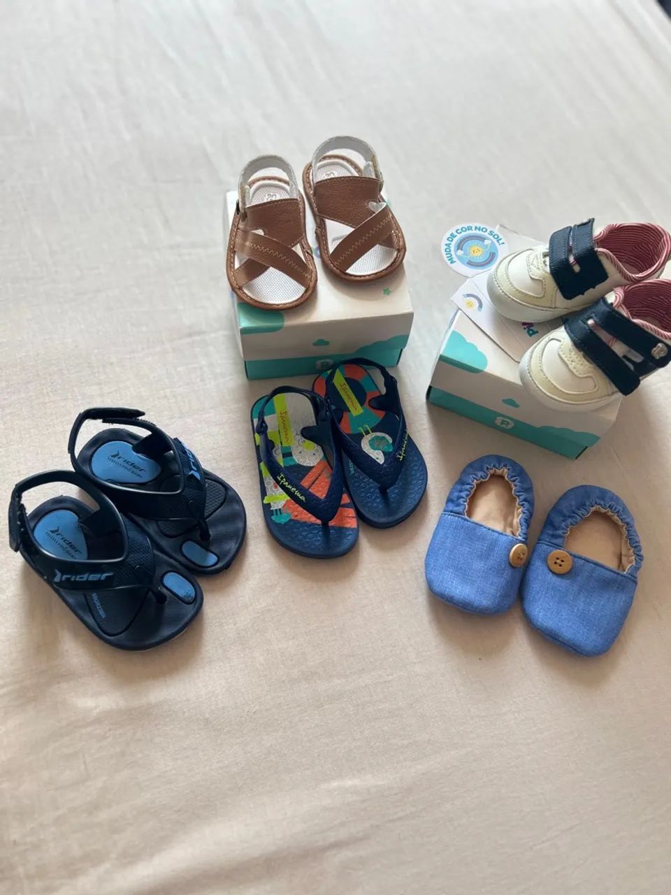 Kit de Sapatos para Bebê - Tamanhos Variados
