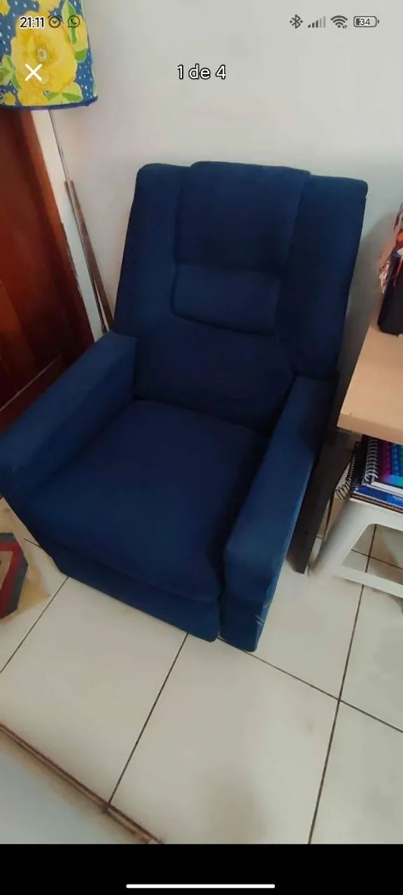 Vendo poltrona reclinável 