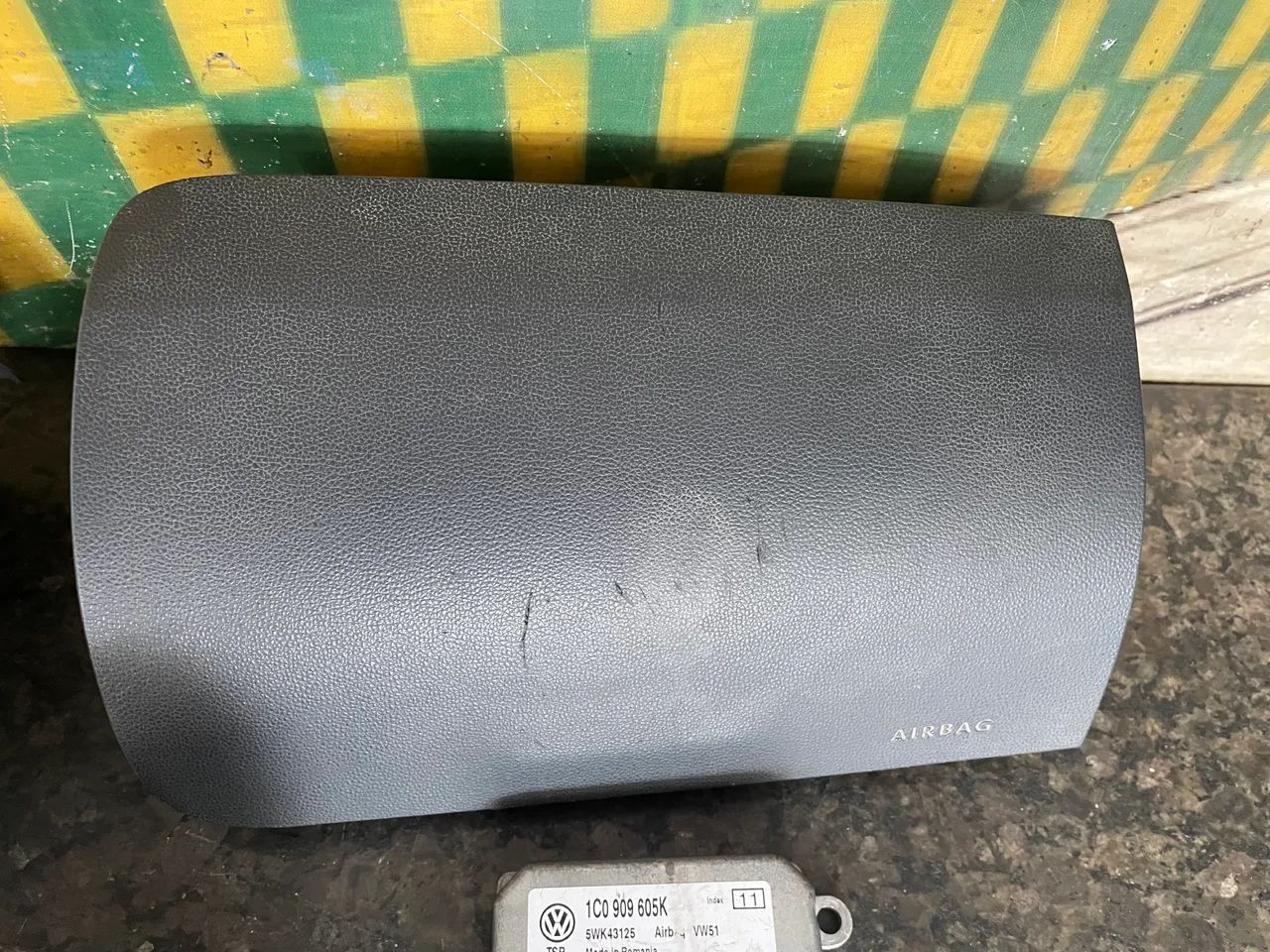 Kit airbag vw fox Crosfox spacefox 2011 a 2014 1c0909605k - Foto 4