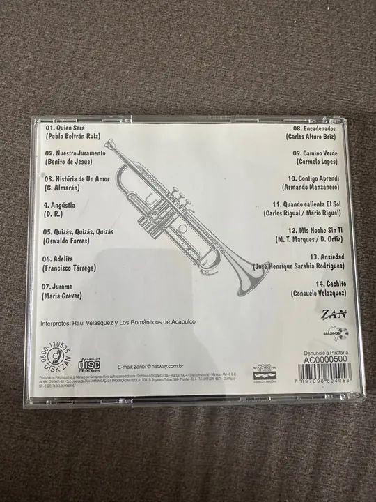 CD Trompete de Ouro - Boleros de Sempre - Foto 3