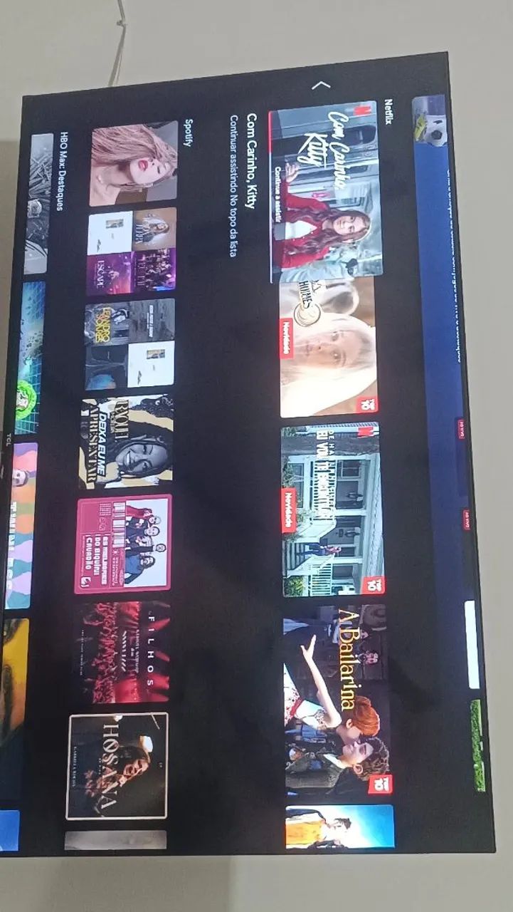 Smart TV TCL NOVA EM PERFEITO ESTADO - Foto 2
