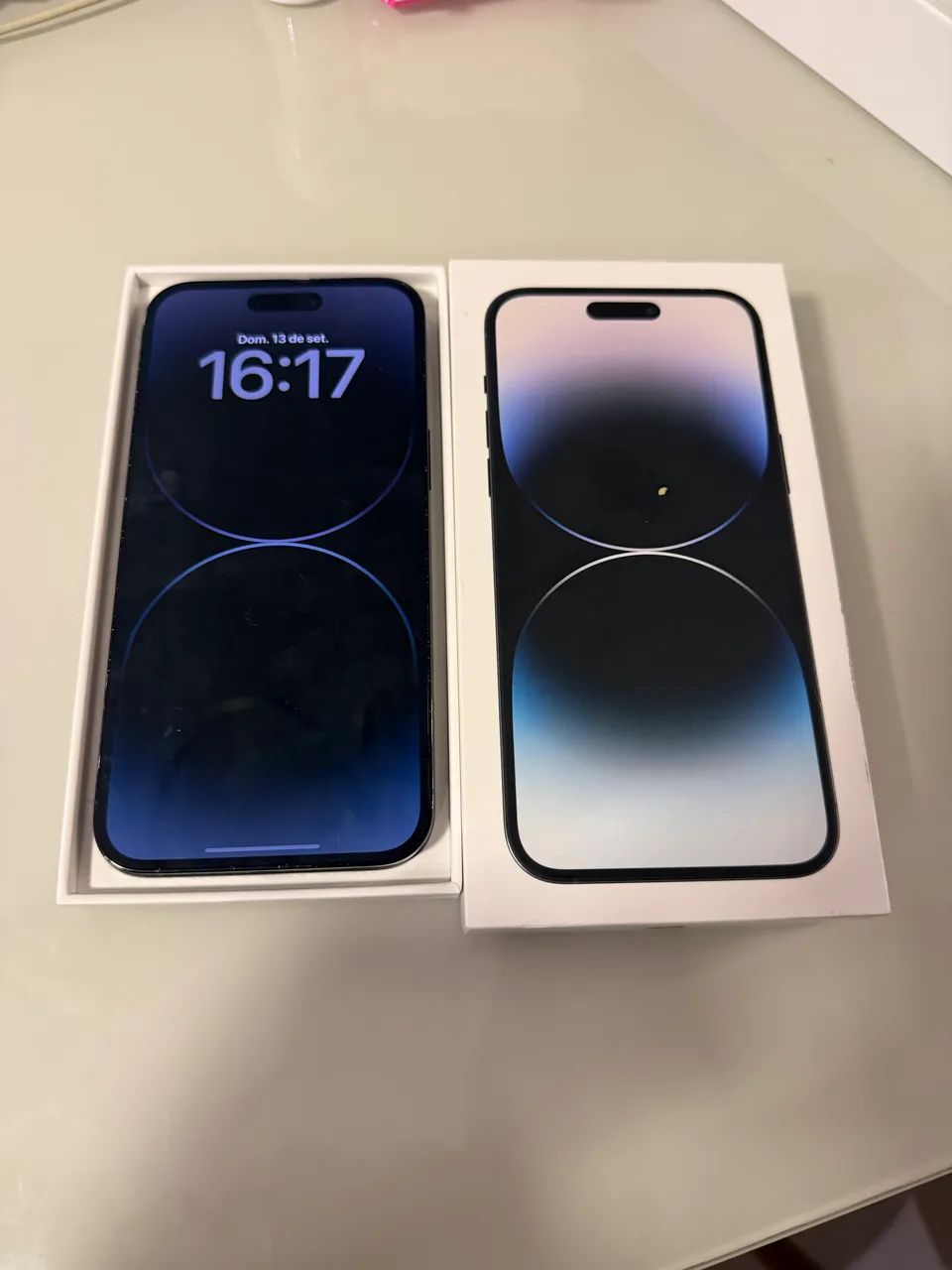 iPhone 14 Pro Max 256Gb preto espacial - bateria 100% - Celulares